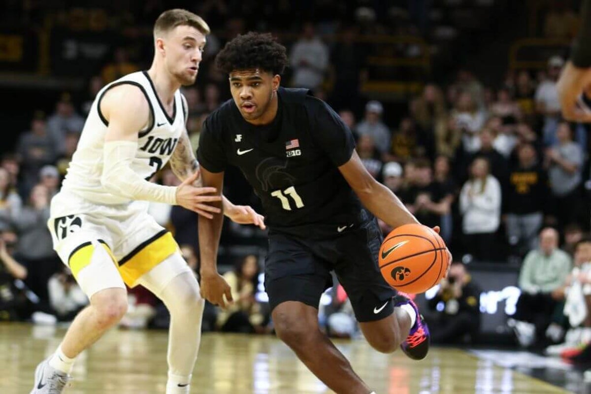 Michigan State rallies past Iowa to claim first outright Big Ten championship since 2018