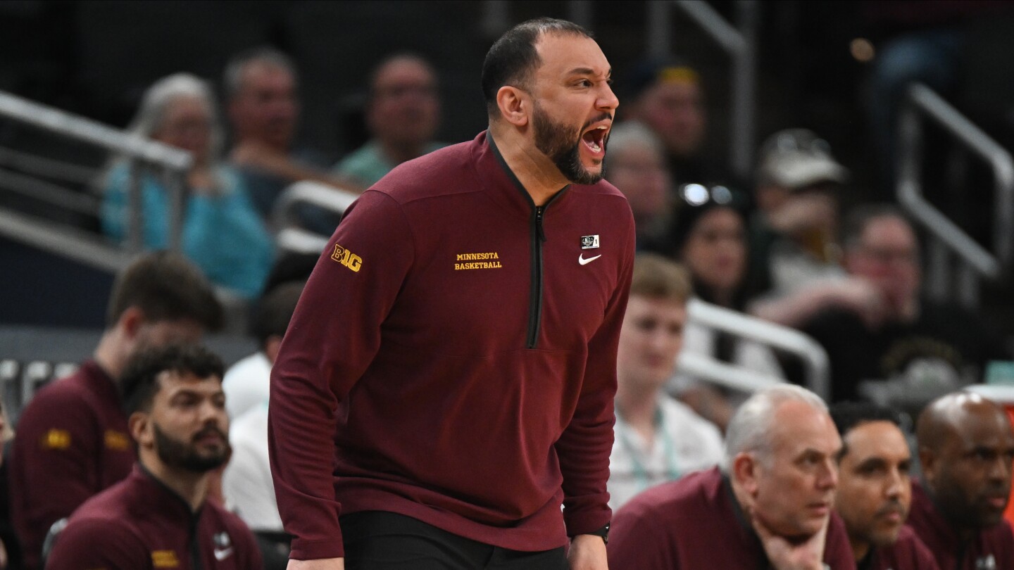 Minnesota fires coach Ben Johnson after 4 seasons at alma mater with 56-71 record