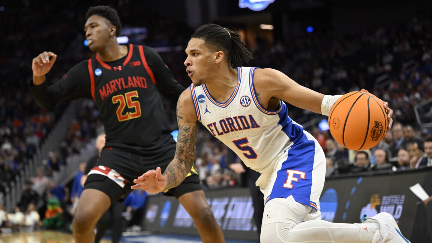 Will Richard and top-seeded Florida run away from Maryland’s ‘Crab Five’ for 87-71 March Madness win