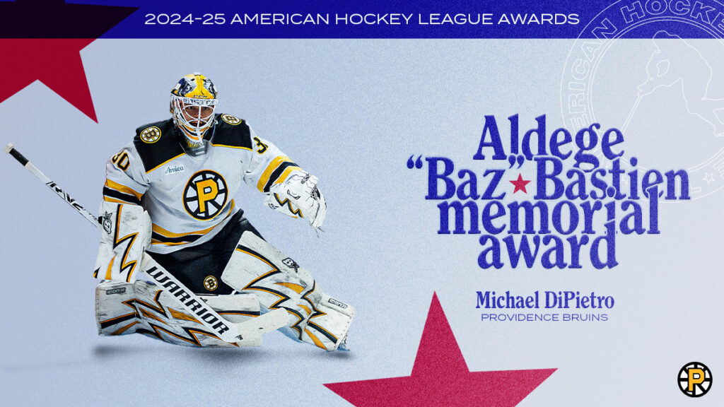 Bruins’ DiPietro voted AHL’s top goaltender for 2024-25