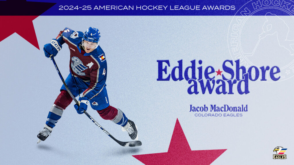 Eagles’ MacDonald earns Eddie Shore Award