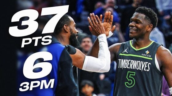 Edwards stuns 76ers with late dagger as Timberwolves push win streak to five