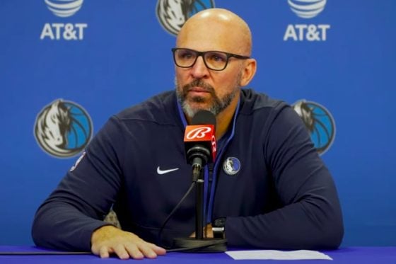 Jason Kidd reacts to Mavericks’ win over Hawks