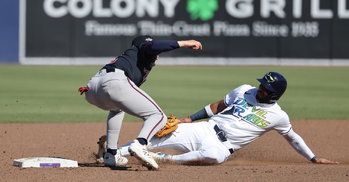 Rays 4, Braves 5: Rays drop early lead in close-scoring outing