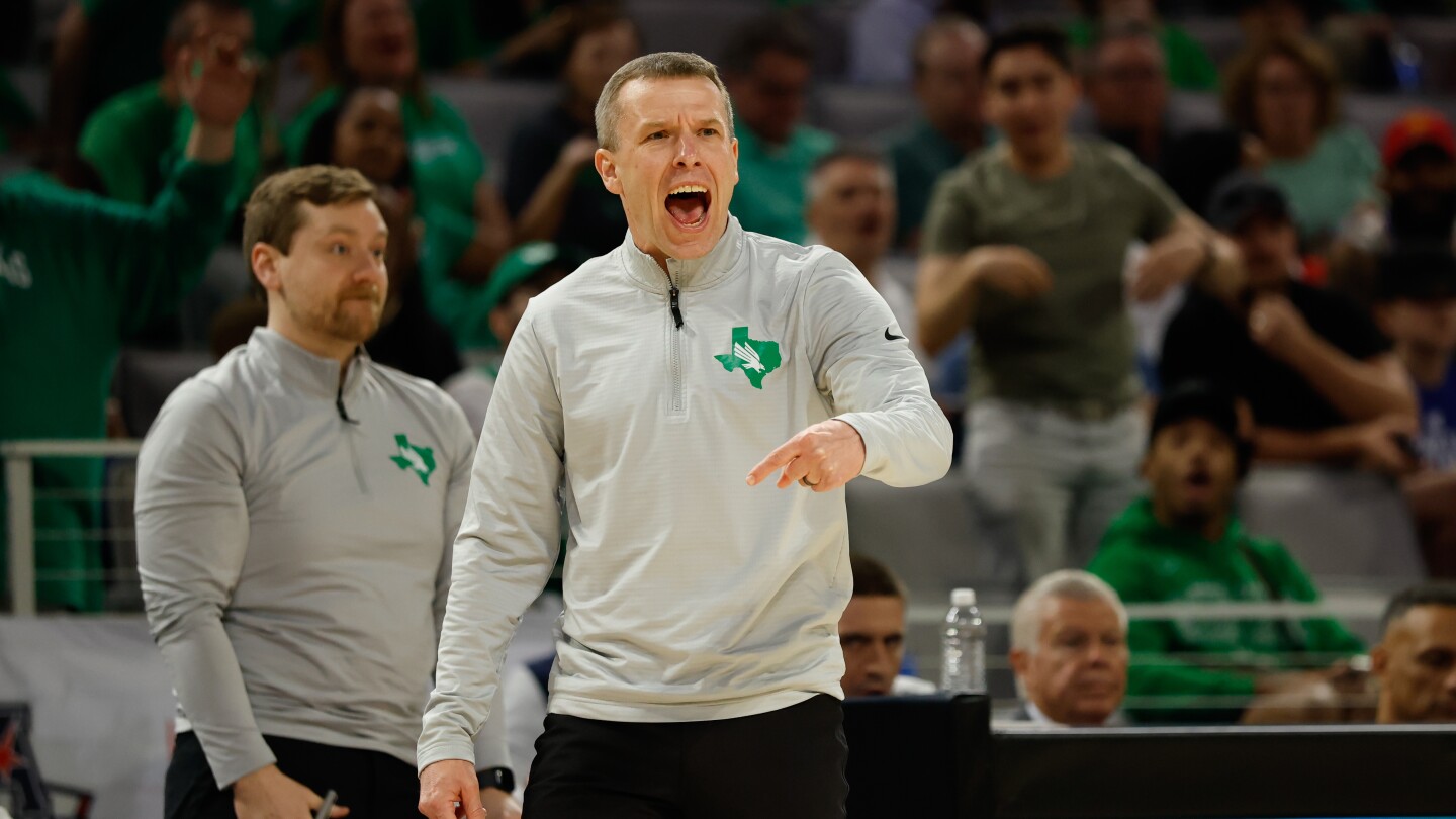 Ross Hodge finally takes over at West Virginia after leading North Texas into NIT semifinals