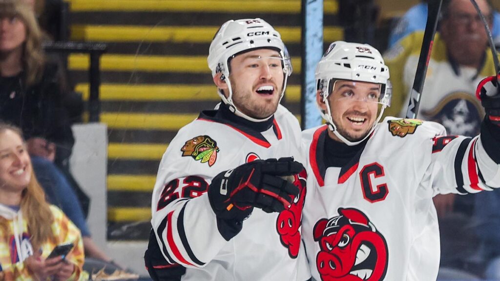 Convincing win puts IceHogs up 2-0 heading home