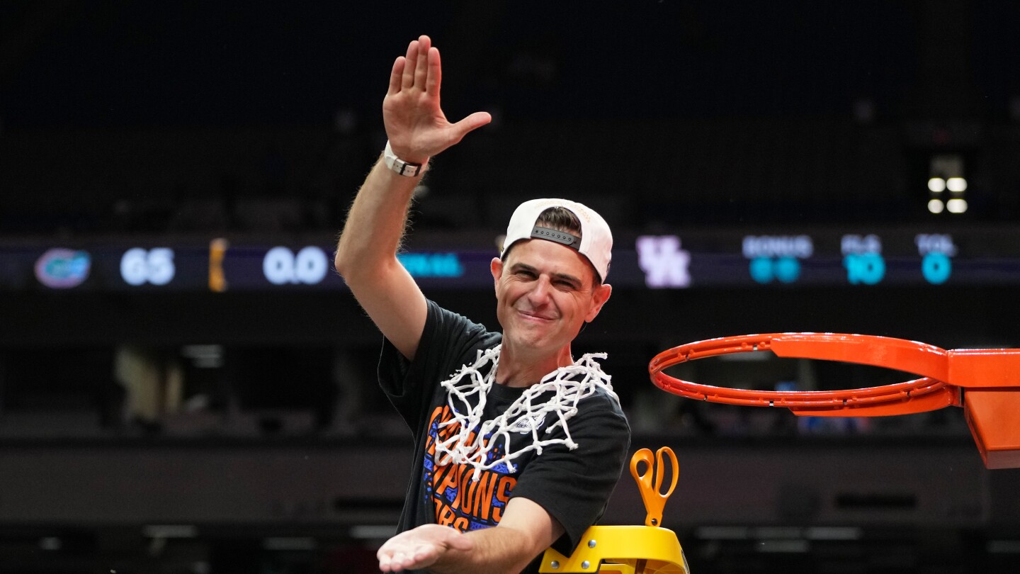 Florida raises basketball coach Todd Golden’s salary to $6M annually after national title