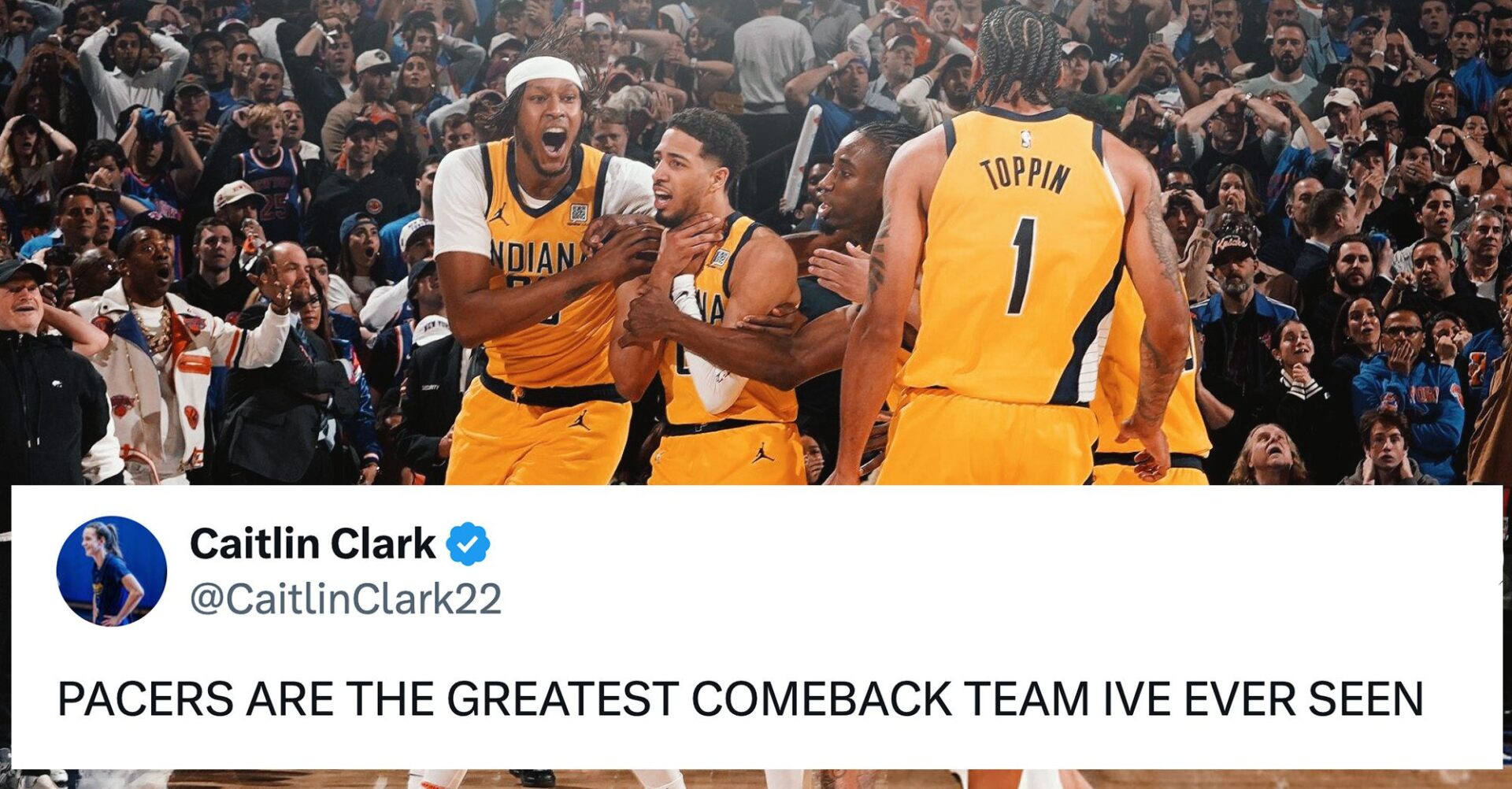 NBA World Reacts to Pacers Insane OT Game 1 Win
