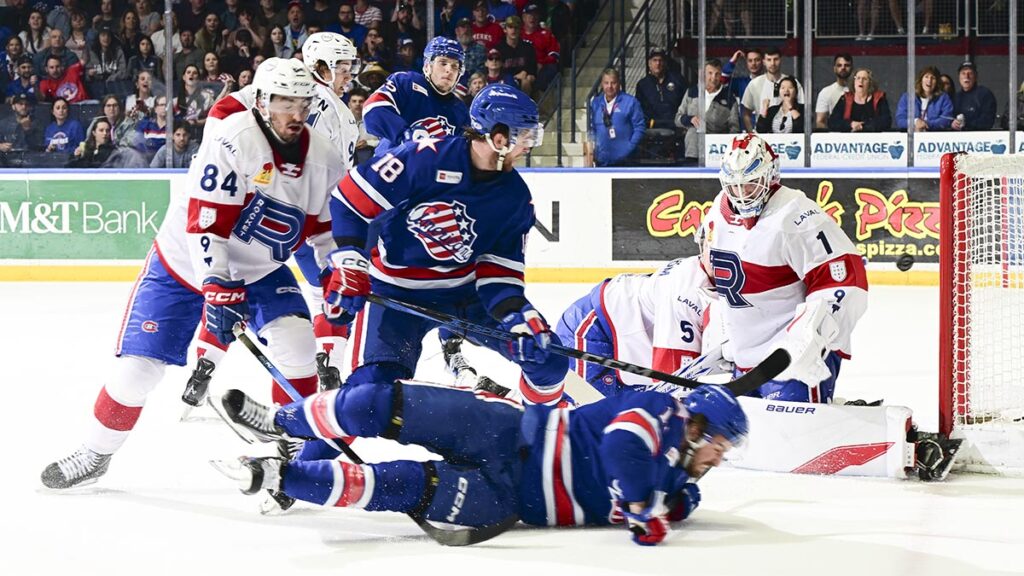 Rocket gain split, but Amerks bringing momentum into Laval