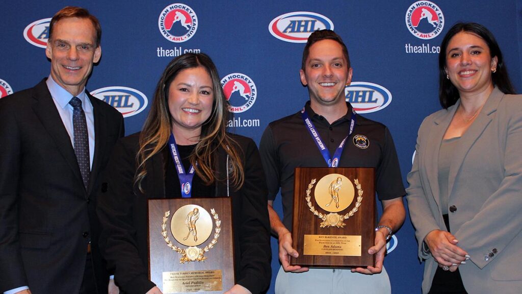 Adams, Padilla named winners of AHL business awards