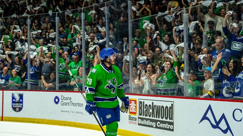 Canucks enjoying comforts of home