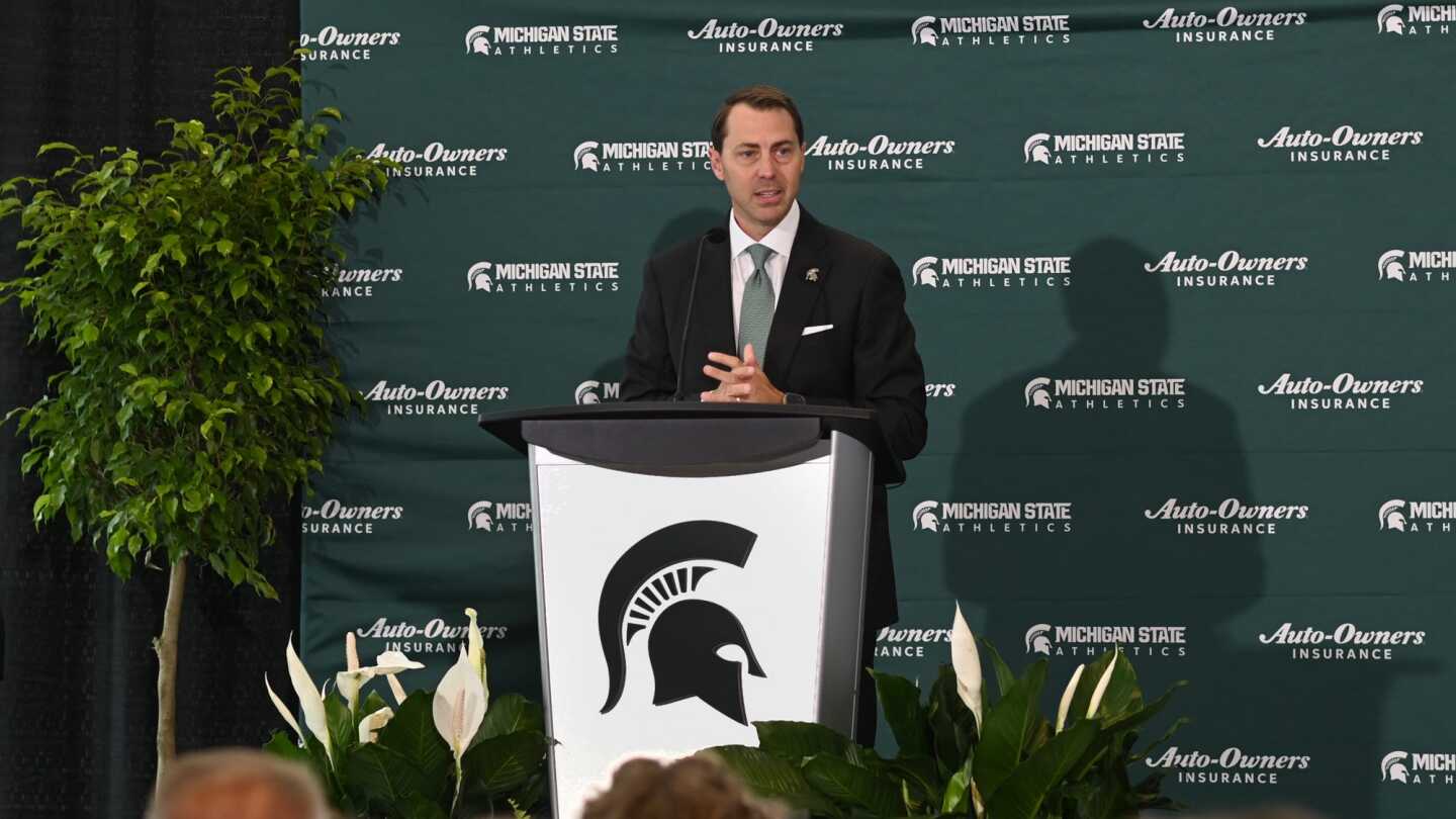 Michigan State athletic director J Batt says he’s leading a top-10 department in college sports