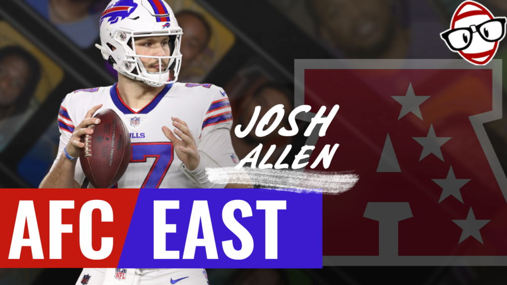 AFC East Dynasty Breakdown Thumbnail featuring Josh Allen