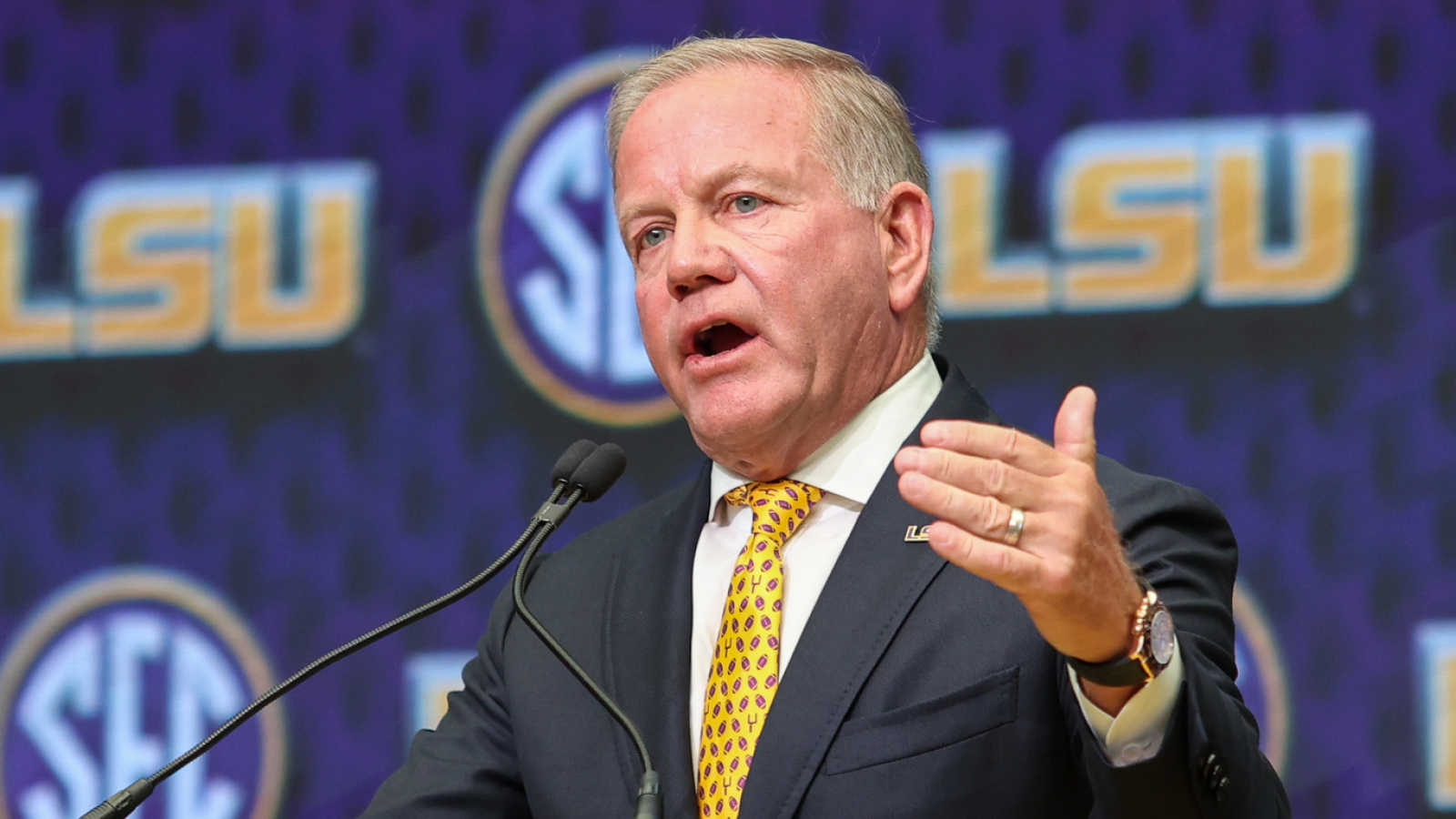Brian Kelly explains LSU's one-track focus heading into season opener vs. Clemson