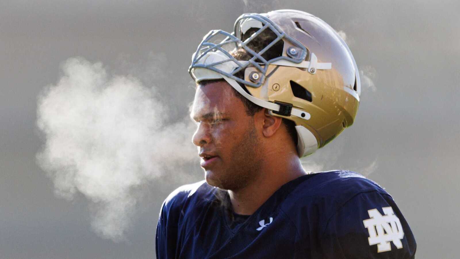 Notre Dame's offensive line further depleted after UTV accident