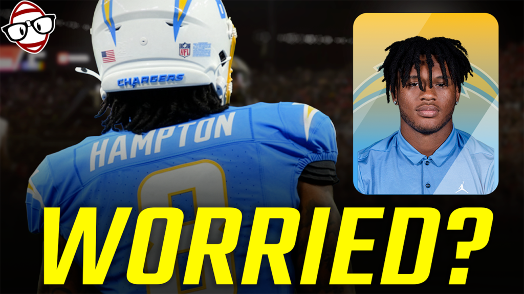 NFL Week 2 Overreaction thumbnail featuring Omarion Hampton