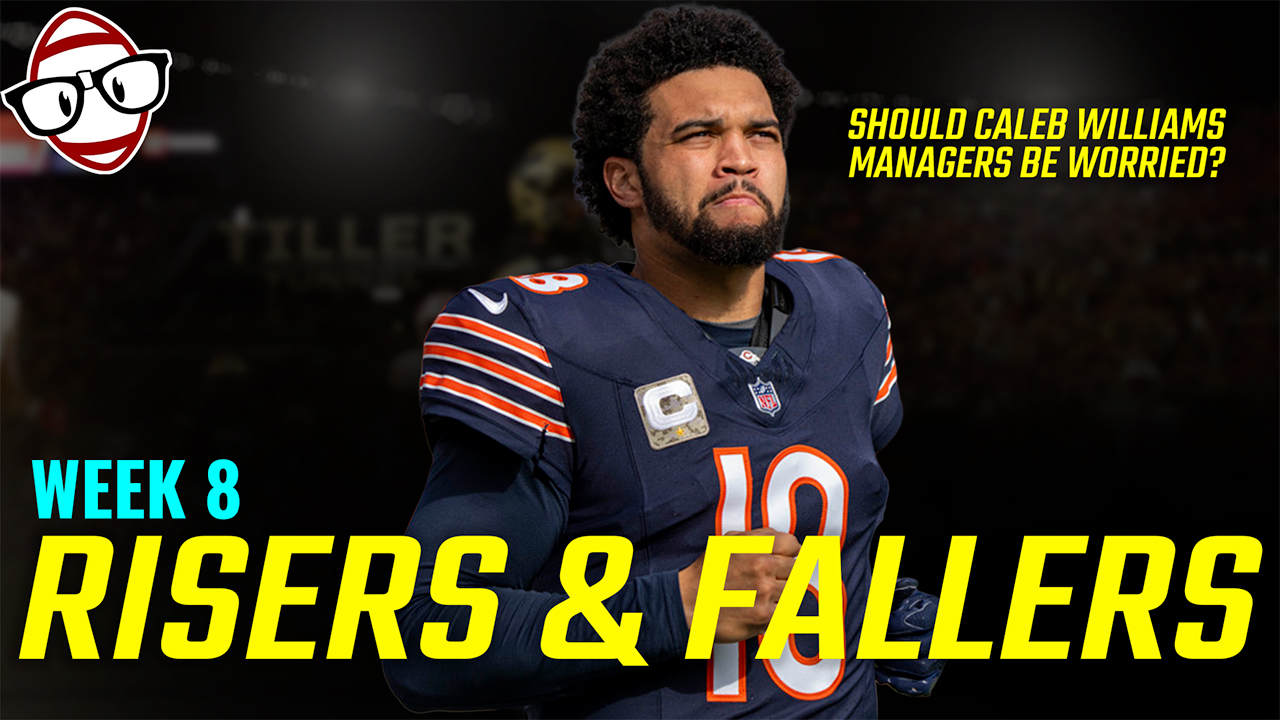 Week 8 Risers and Fallers. Dynasty Fantasy Football Podcast – Ep. 730