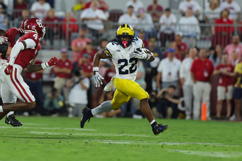 Justice Haynes RB Michigan Wolverines 2026 1QB Rookie Mock Draft Dynasty Fantasy Football Top 36 NFL Prospects