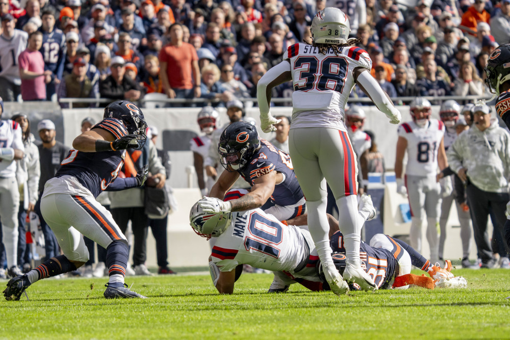 Austin Booker sacks Drake Maye for the Week 10 IDP Waiver Wire Pickups for Dynasty Fantasy Football