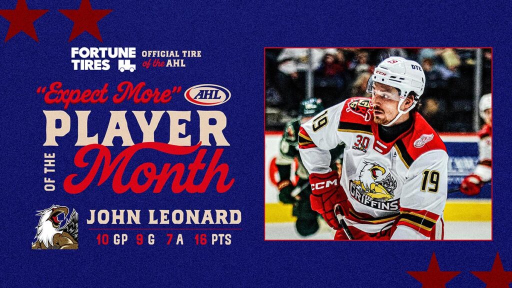 Griffins’ Leonard named Player of the Month for November