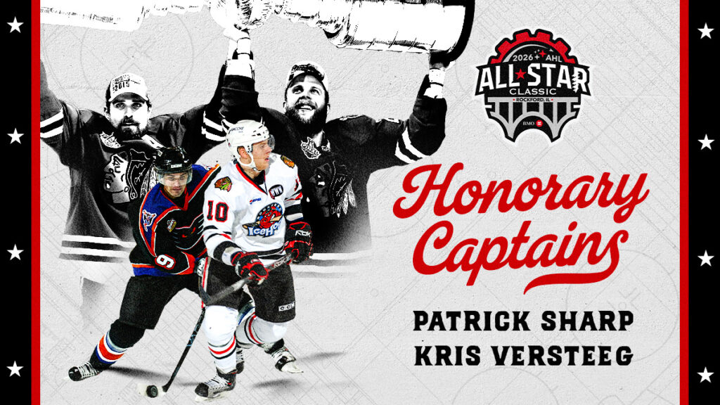 Sharp, Versteeg named All-Star Classic honorary captains
