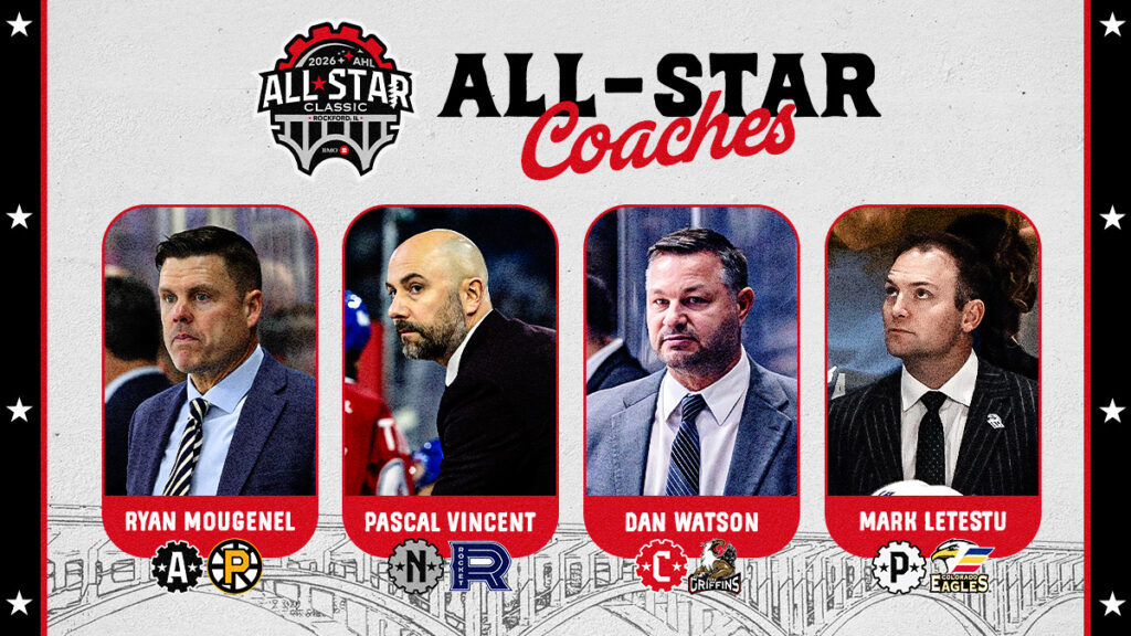 Coaches named for 2026 AHL All-Star Classic