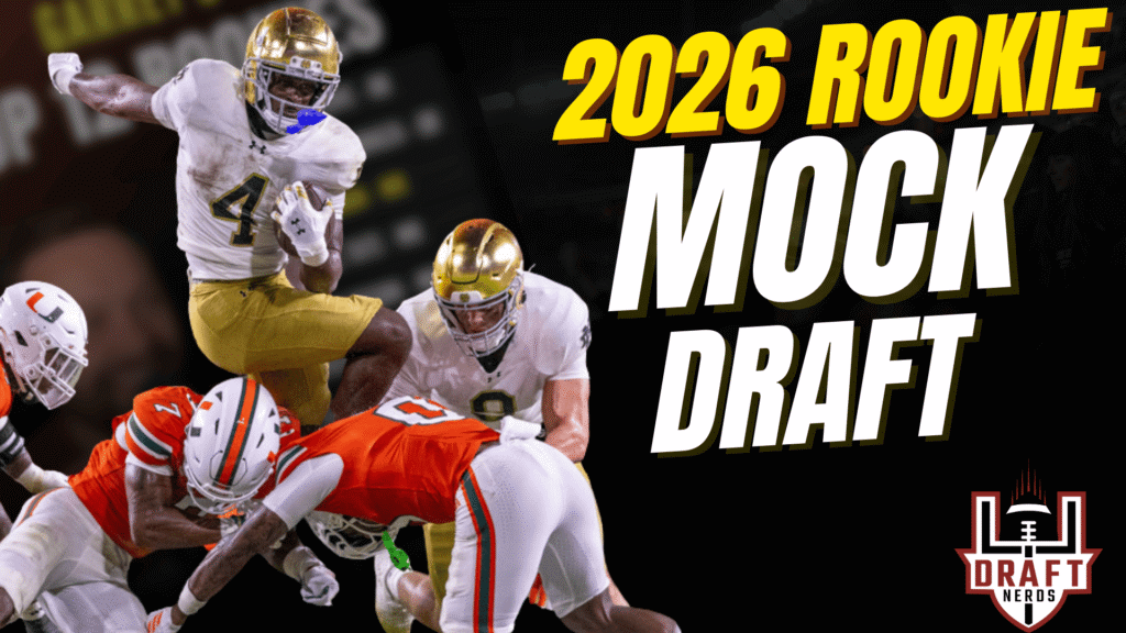 Updated 2026 Dynasty Rookie Mock Draft! NFL Draft Podcast – EP. 4