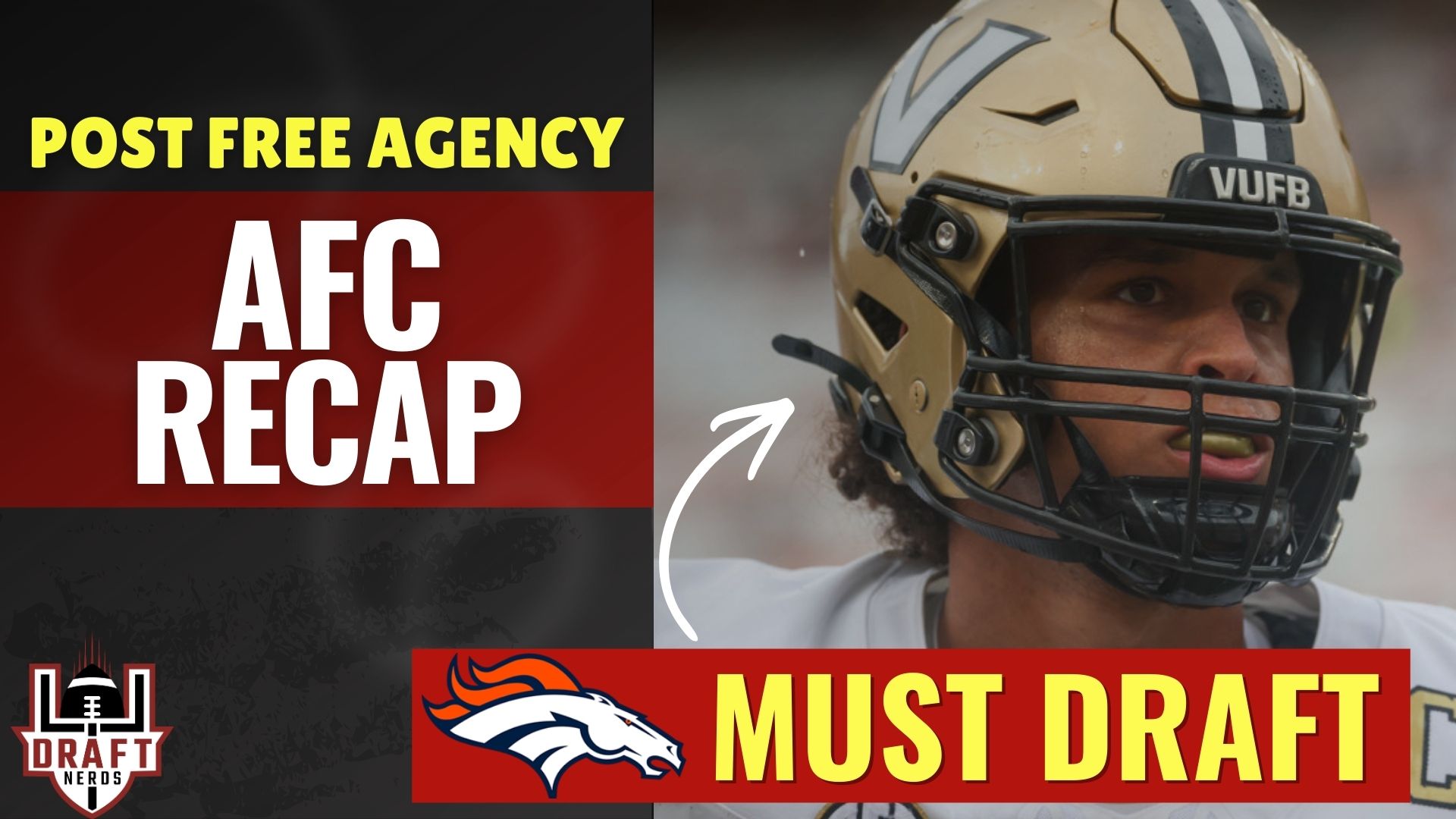 The Best NFL Draft Fits for Every AFC Team After Free Agency! NFL Draft Podcast EP. 17