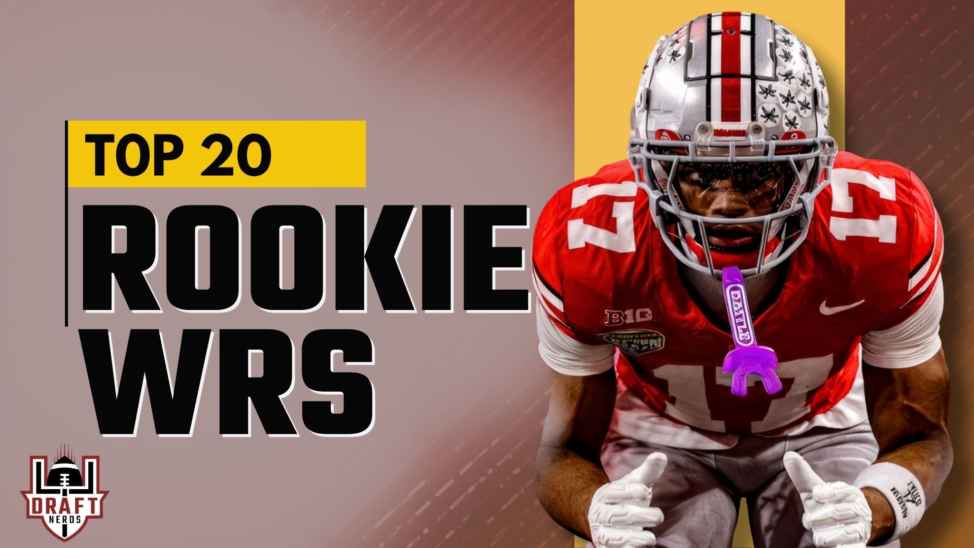 Top 20 Rookie WRs Rankings & Tiers! NFL Draft Podcast EP. 21