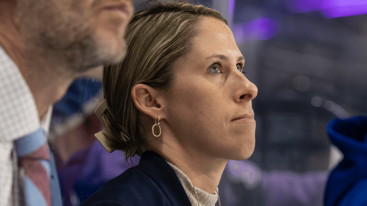 Weiss keeps focus on job as Colorado AHL assistant, not historic promotion