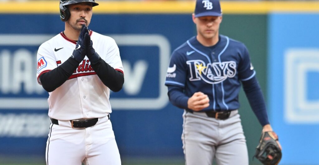 An uncharacteristically rough outing for Drew Rasmussen ends Rays winning streak: Rays 1, Guardians 3