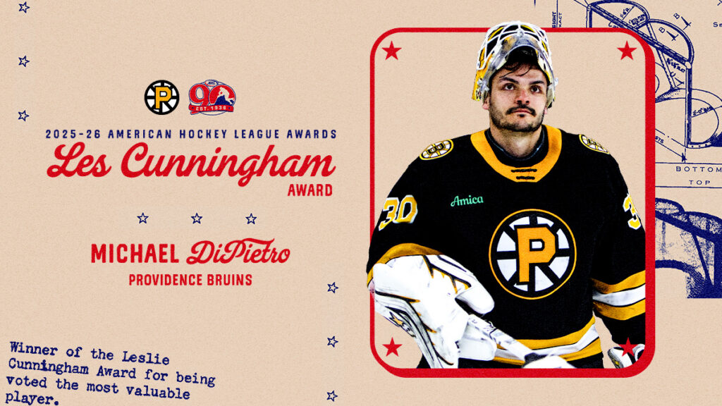 Bruins’ DiPietro voted AHL MVP