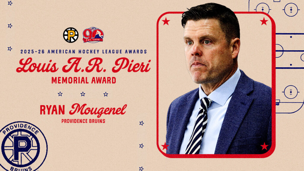 Mougenel voted Pieri Award winner as AHL’s outstanding coach for 2025-26