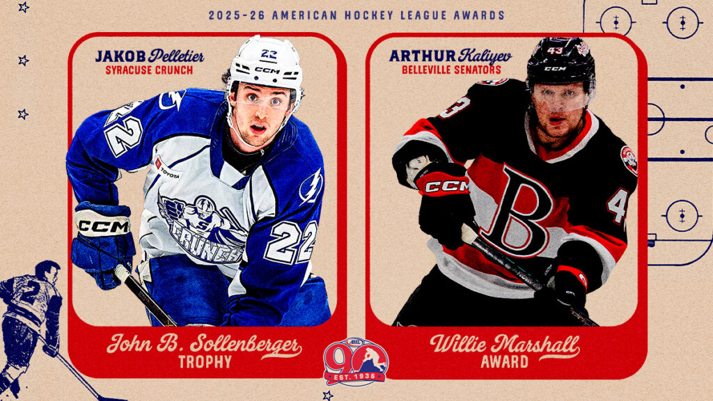 Pelletier, Kaliyev win AHL scoring races