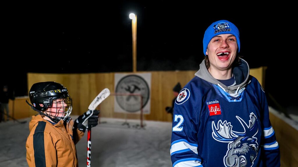 Bauer personifies Moose, Jets commitment to community