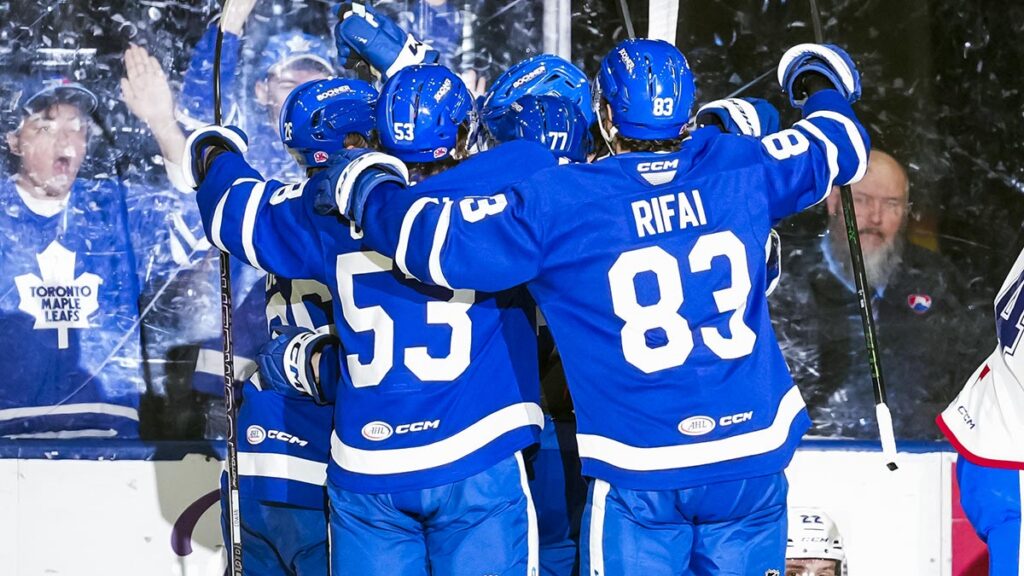 Marlies’ barrage grounds Rocket again in Game 3