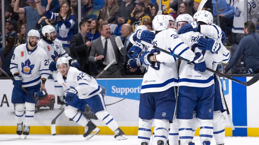 OT bounce goes Marlies’ way for 2-0 series lead