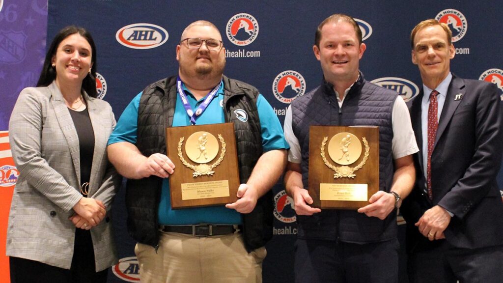 Holt, Wilks named winners of AHL business awards