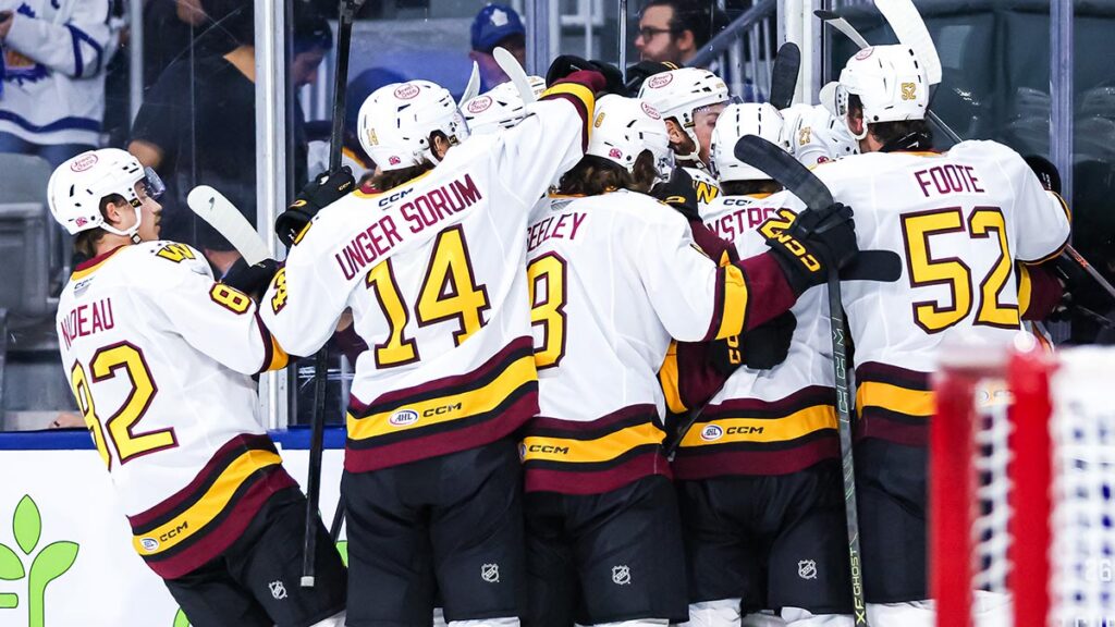 Neuchev caps comeback in OT as Wolves stay alive