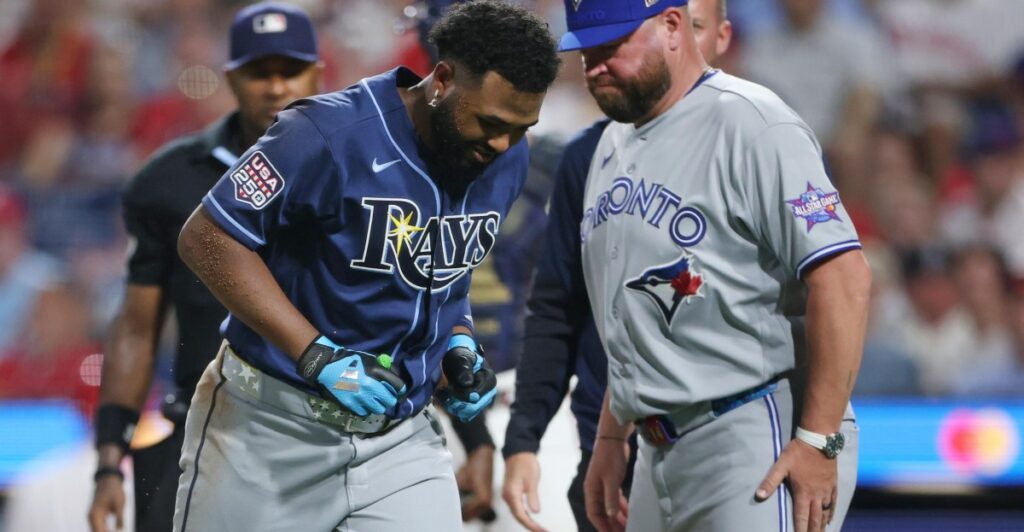 X-Rays negative after Junior Caminero is hit by pitch during All-Star Game
