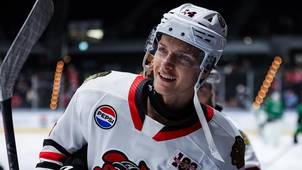 Korchinski gets new two-year deal from Blackhawks